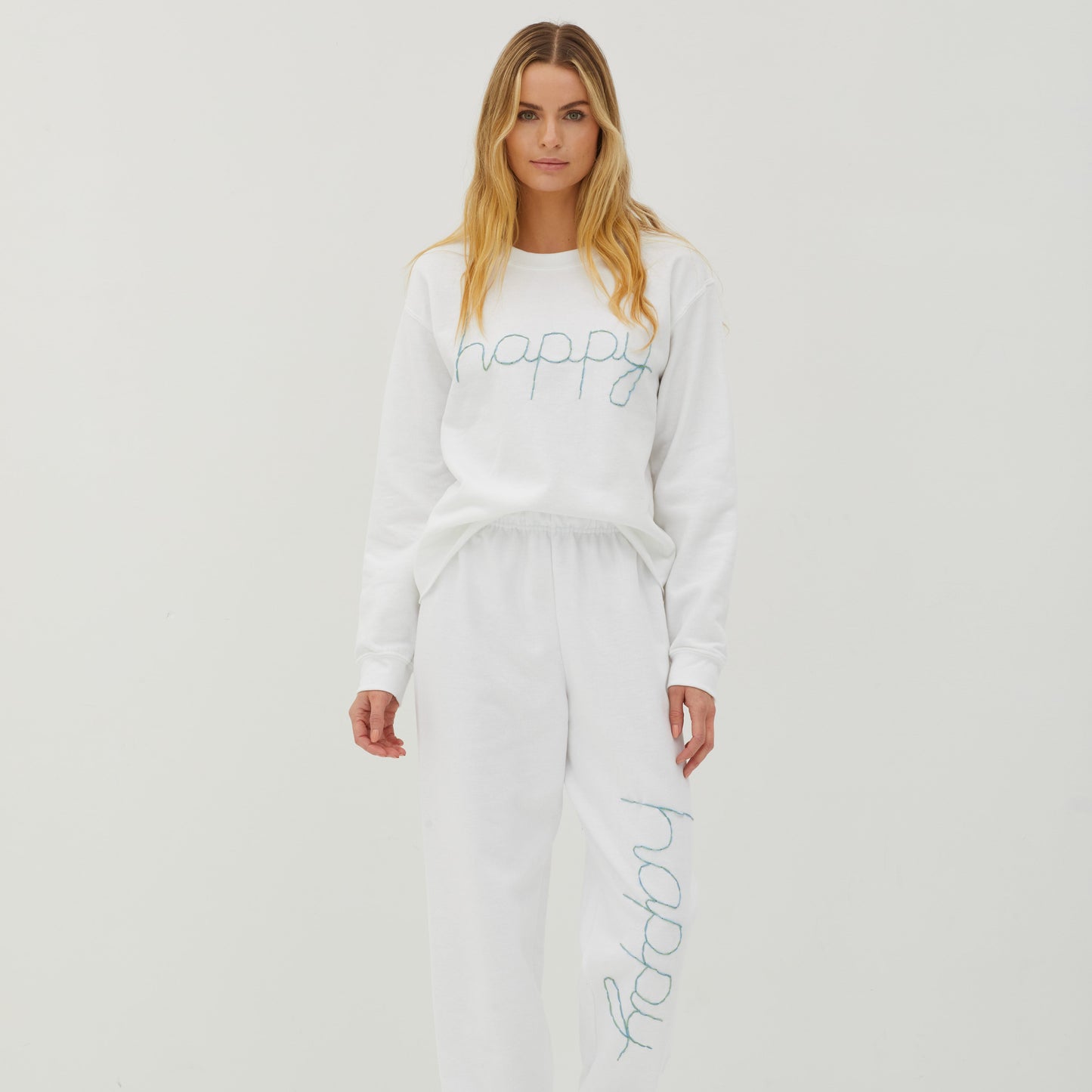 Custom Hand Embroidered Jogger Set