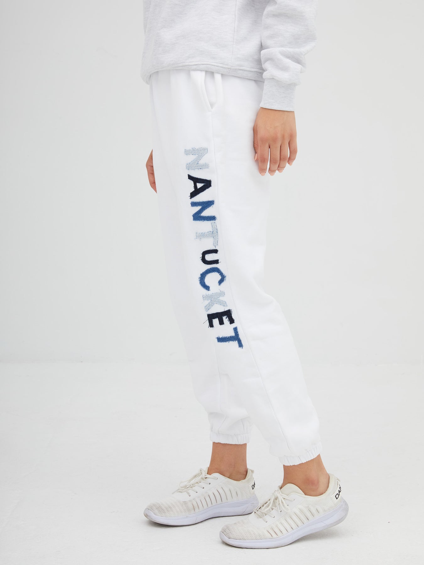 Denim Letter Sweatpants