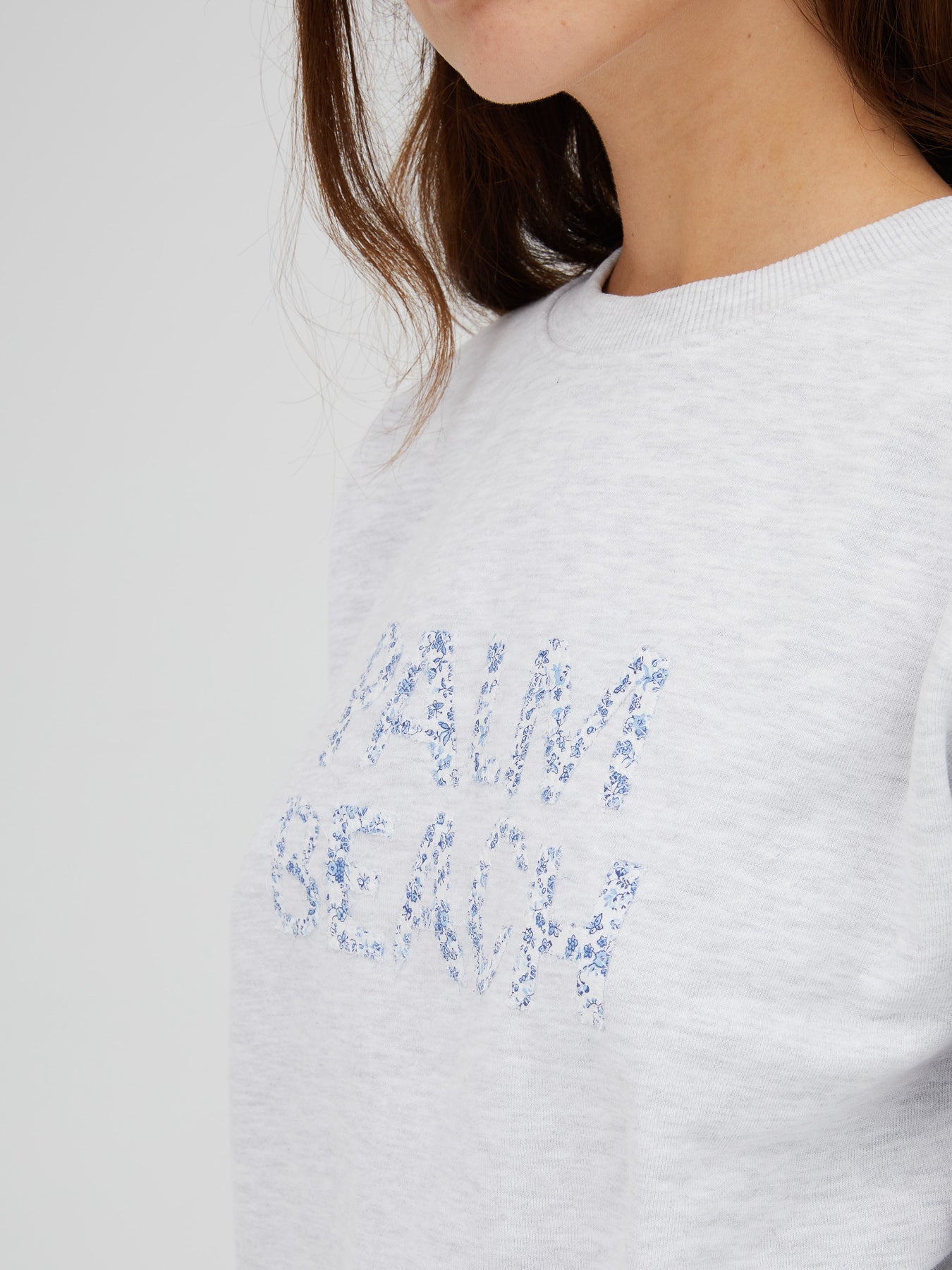 Floral Letter Sweatshirt