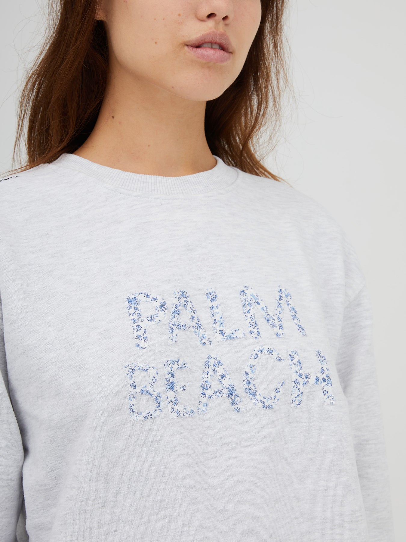 Floral Letter Sweatshirt