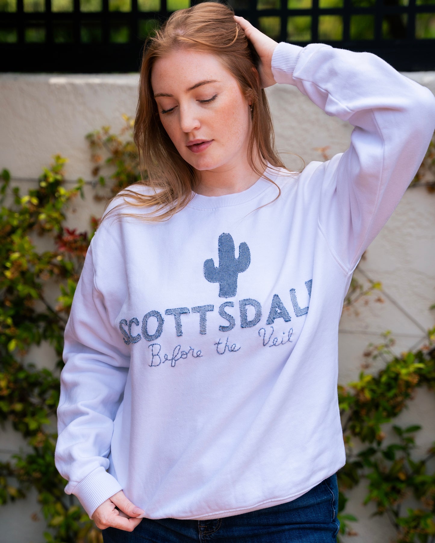 Custom Bridal Patch & Embroidered Sweatshirt