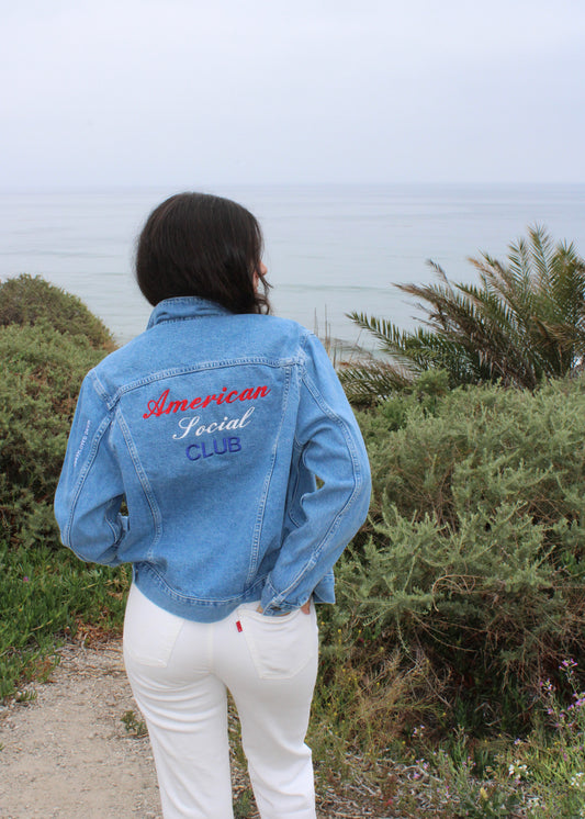 Custom Embroidered Denim Jacket