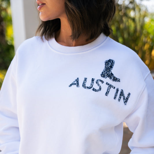 Custom Patchwork Crewneck