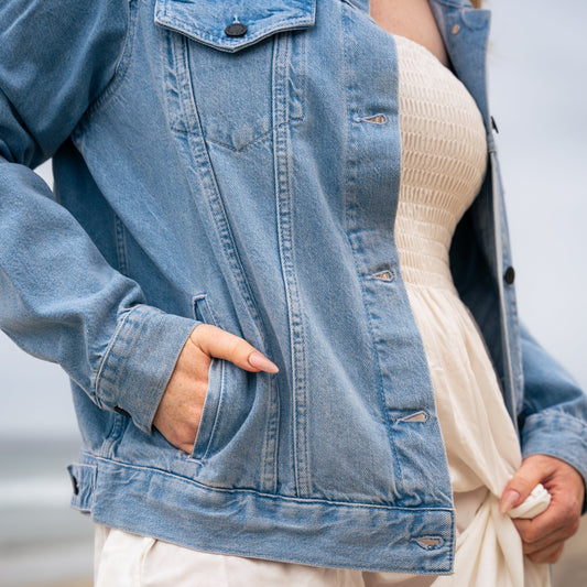 Custom Bridal Denim Jacket