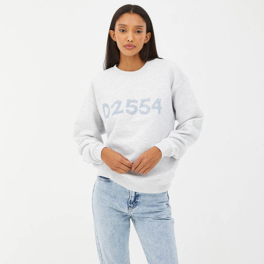 Custom Denim Patch Sweatshirt