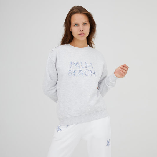 Floral Letter Sweatshirt