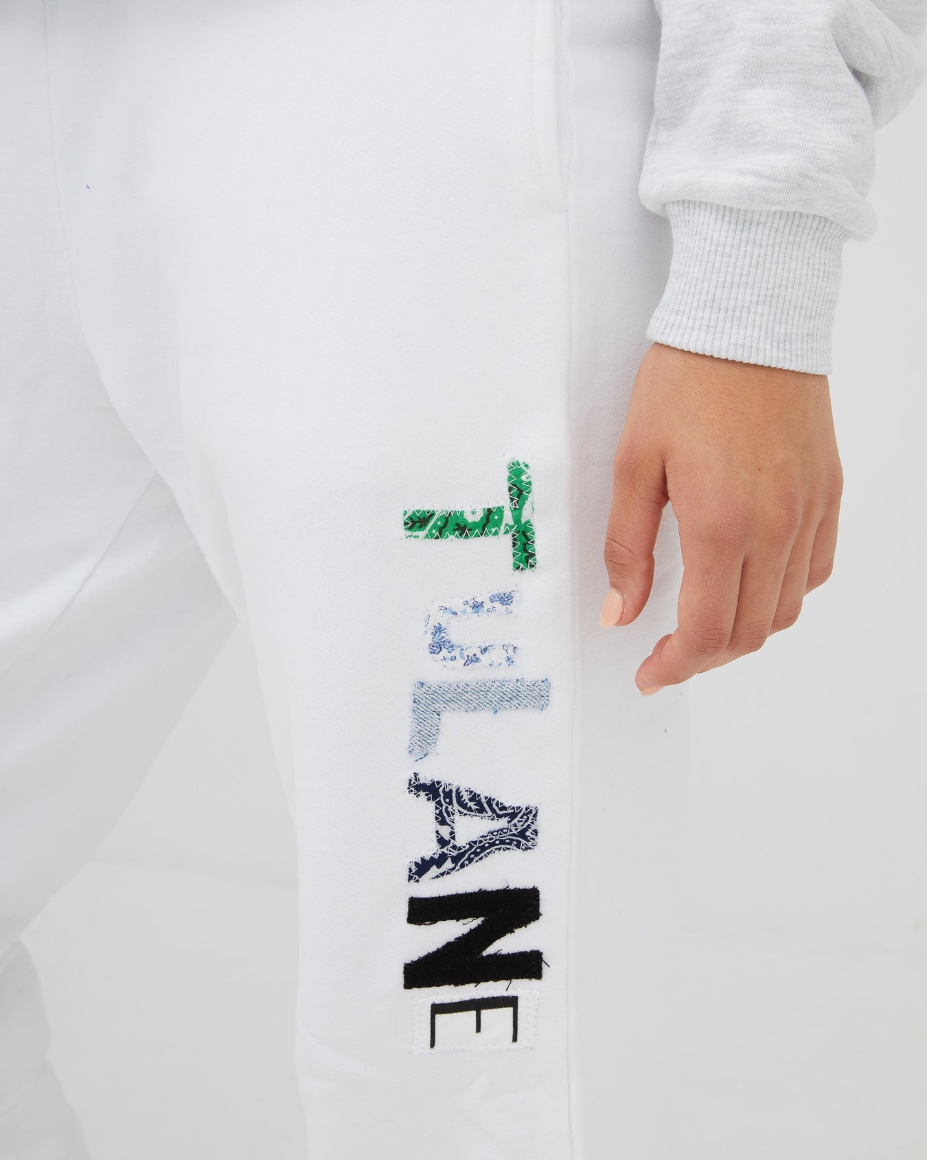 Custom Mixed Patch Joggers
