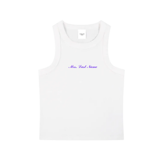 Custom Bridal Tank Top
