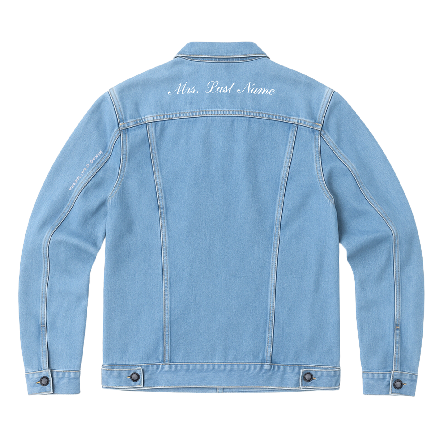 Custom Bridal Denim Jacket