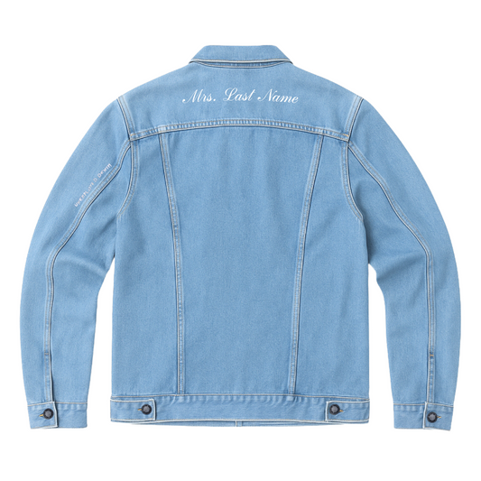 Custom Bridal Denim Jacket