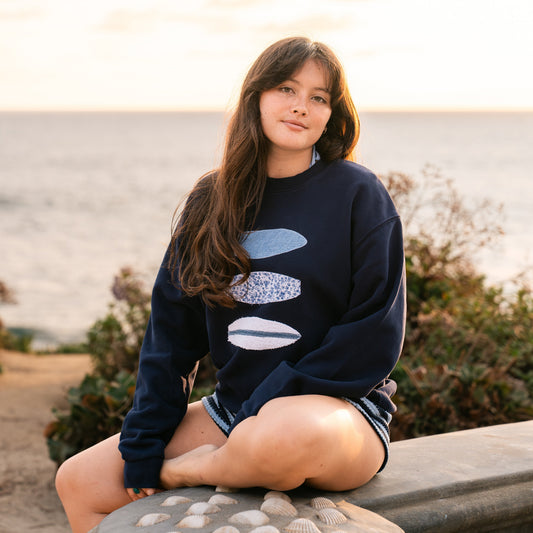 Surfboard Trio Crewneck
