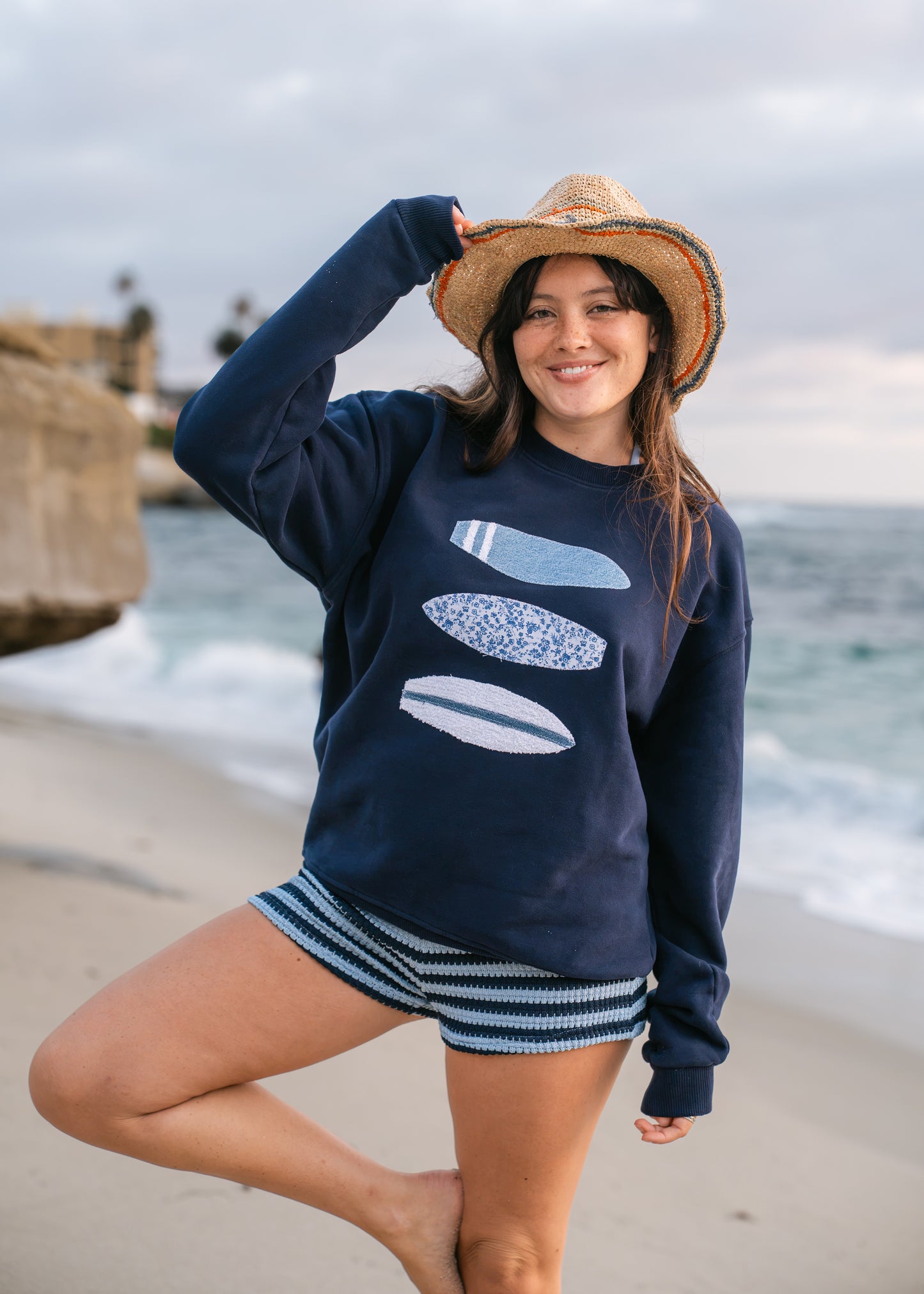 Surfboard Trio Crewneck