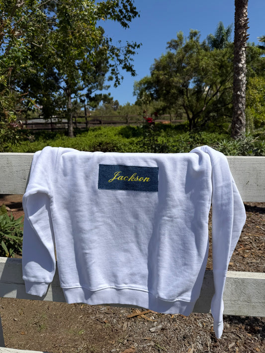 Embroidered Location Sweatshirt