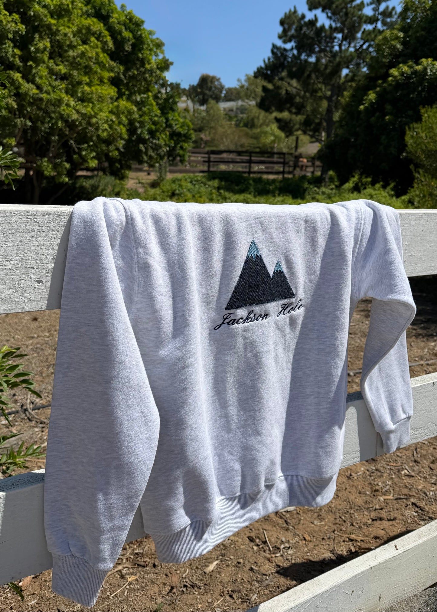 Embroidered Location Sweatshirt