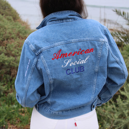 Custom Embroidered Denim Jacket