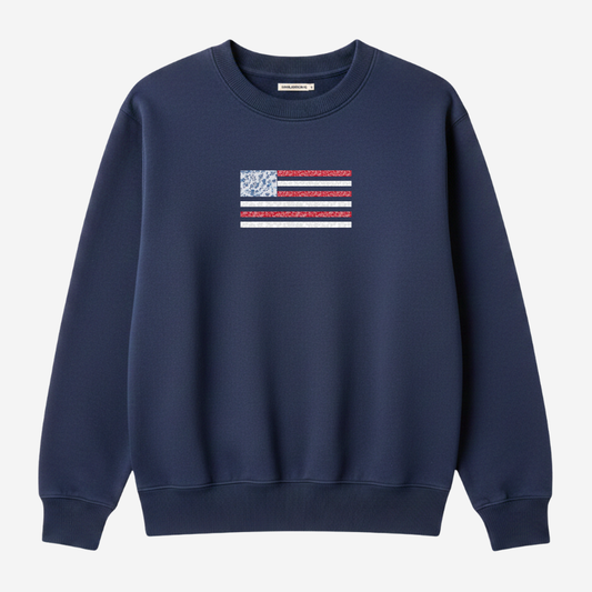 Custom Patchwork Crewneck