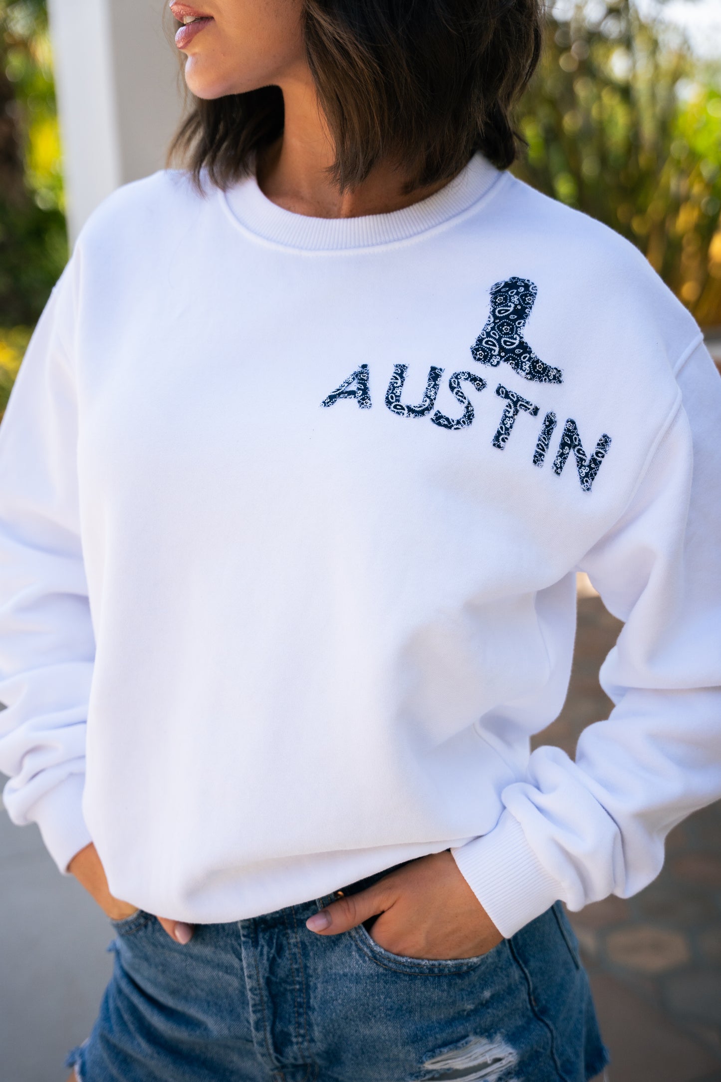 Bandana Patch Sweatshirt