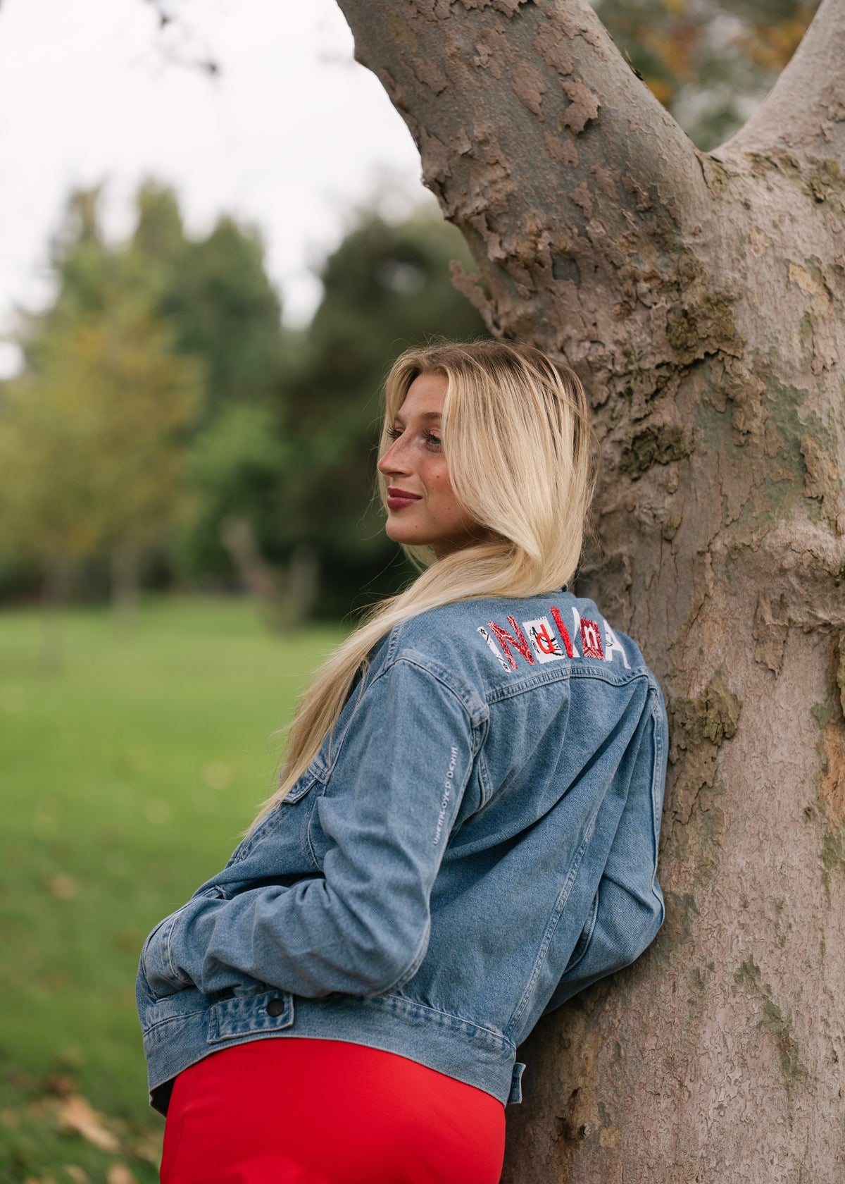 Custom College Denim Jacket