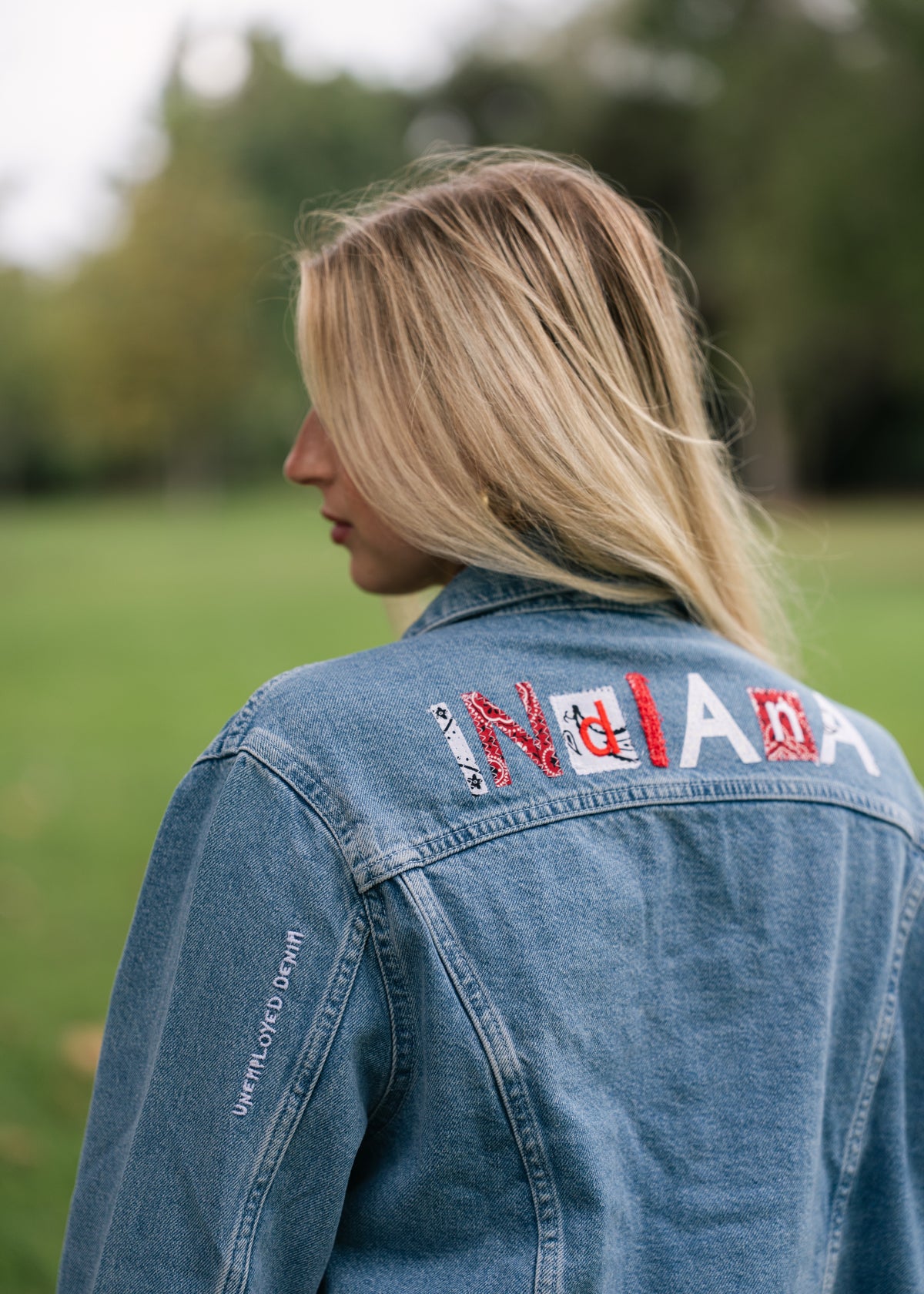 Custom College Denim Jacket